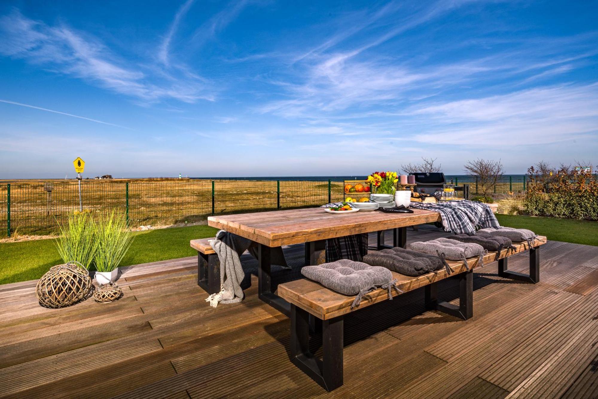 Villa King Erste Lage, Dachterrasse, Meerblick, Carport, Kamin, Sauna, Terrasse, Aussenrolllaeden Olpenitz Exterior foto